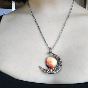 Moon and sun Necklace